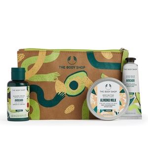 The Body Shop Avocado & Almond Milk Bodycare Gift Set, For Dry Skin
